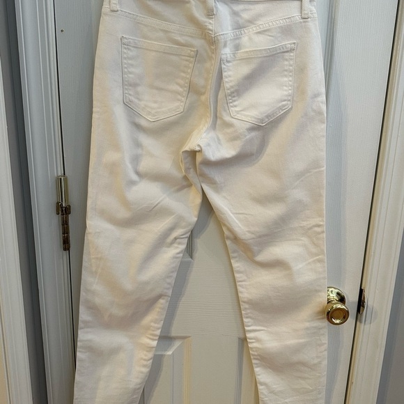 Universal thread, white long pants Mid rise size 00/24 R - Picture 2 of 6